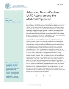 Report: Advancing Person-Centered LARC Access Among the Medicaid Population