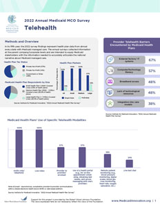 2022 Annual Medicaid MCO Survey Telehealth Fact Sheet